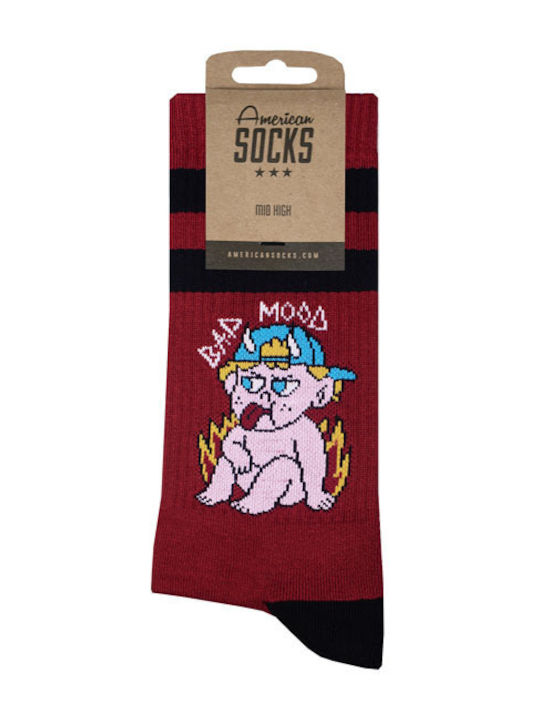 American Socks Bad Κάλτσες Μπορντό