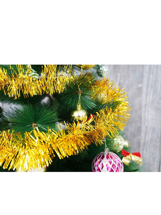 Alista Home Ghirlandă De Crăciun Din Plastic Auriu 7x200cm