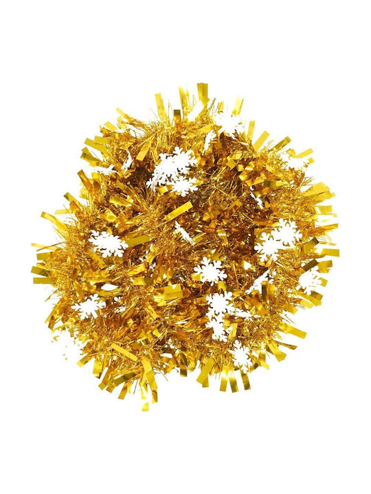 Alista Home Weihnachtsgirlande Kunststoff Gold 9x9cm
