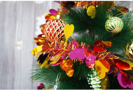 Alista Home Christmas Garland Plastic Gold 9x9cm