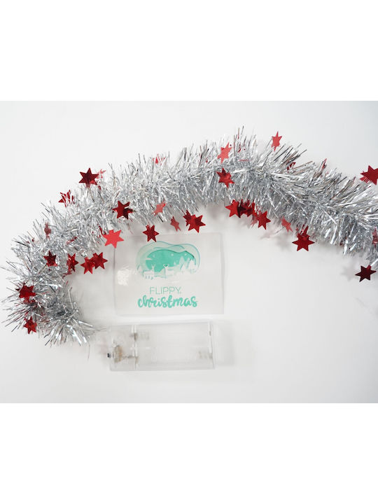 Alista Home Ghirlandă Iluminată Din Plastic Roșie 5x200cm