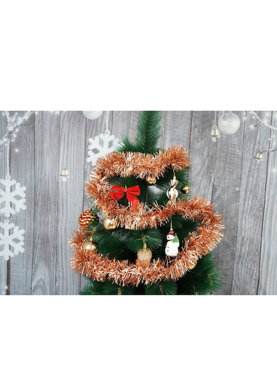 Alista Home Weihnachtsgirlande Kunststoff Orange 9x200cm