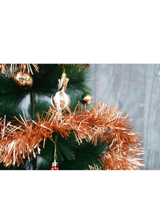 Alista Home Weihnachtsgirlande Kunststoff Orange 9x200cm