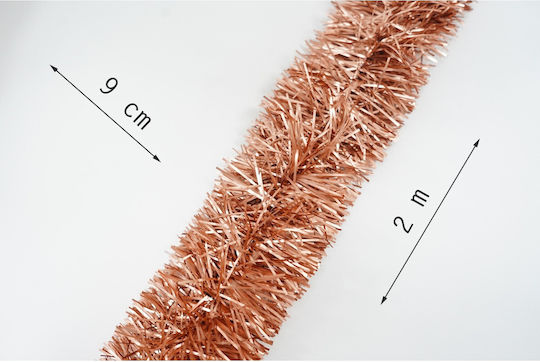 Alista Home Ghirlandă De Crăciun Din Plastic Portocalie 9x200cm