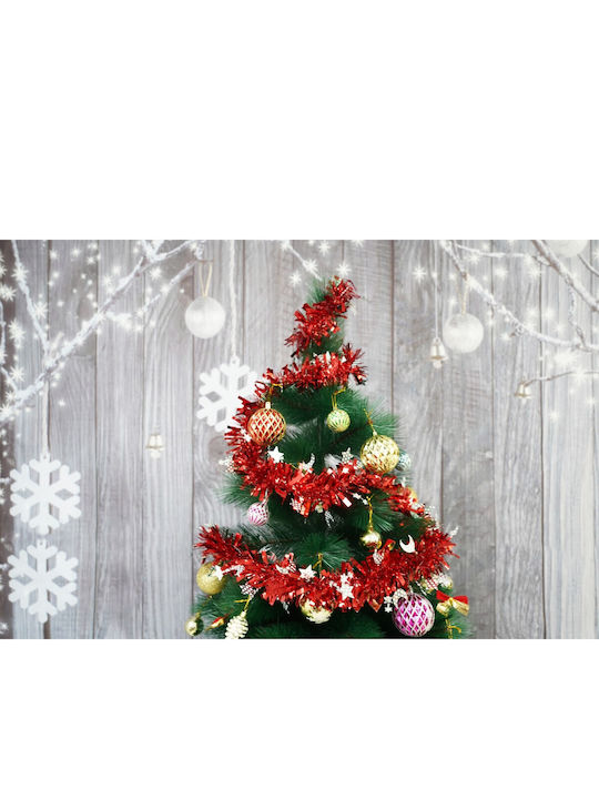 Alista Home Christmas Plastic Red Garland 9x9cm