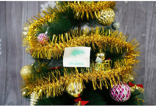 Alista Home Christmas Plastic Gold Garland 8x200cm