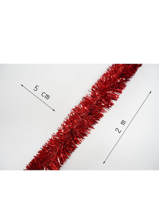 Alista Home Christmas Plastic Red Garland 5x200cm