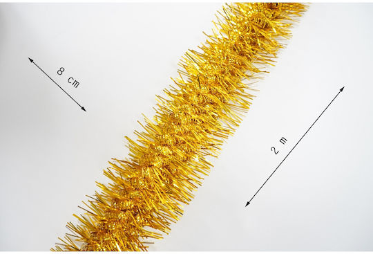 Alista Home Christmas Plastic Gold Garland 8x200cm