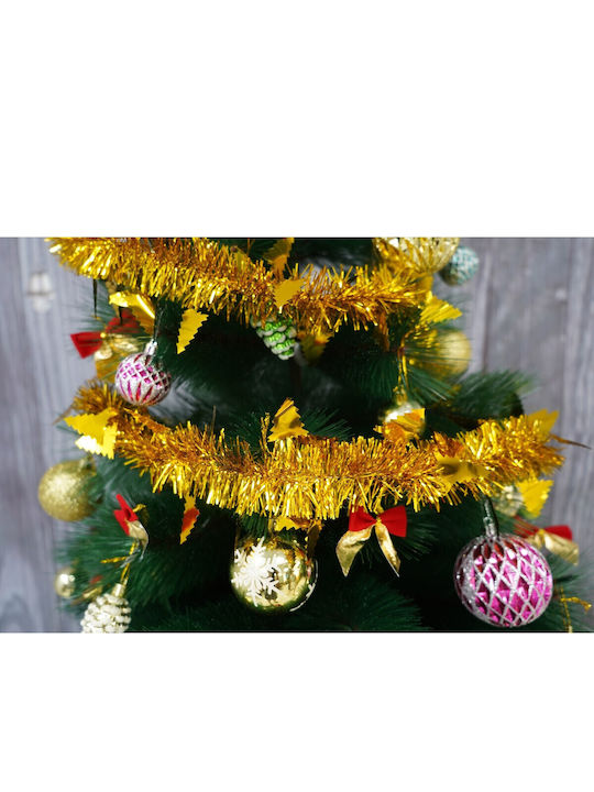 Alista Home Weihnachtsgirlande Kunststoff Gold 9x5cm