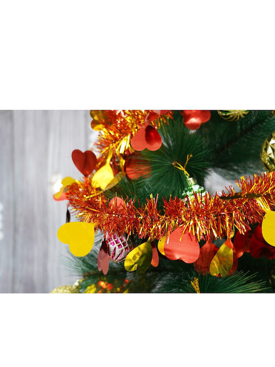 Alista Home Weihnachtsgirlande Kunststoff Rote 9x9cm