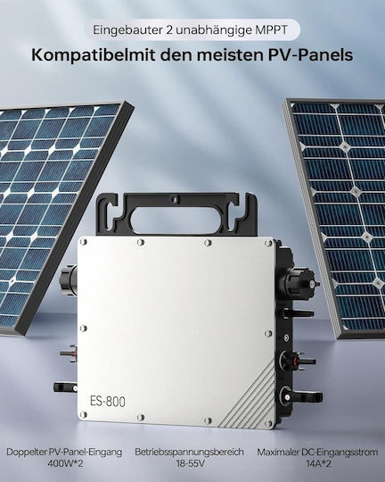 Tipa Wechselrichter Nennleistung 800W Einphasig ES-800