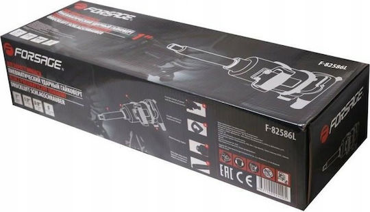 Forsage Air Impact Wrench 1" with Maximum Torque 387.49kgm