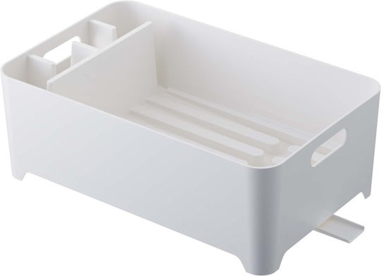Yamazaki Scurgător De Chiuvetă Din Plastic Alb 38x24x13cm Yamazaki Scurgător De Chiuvetă Din Plastic Alb 38x24x13cm