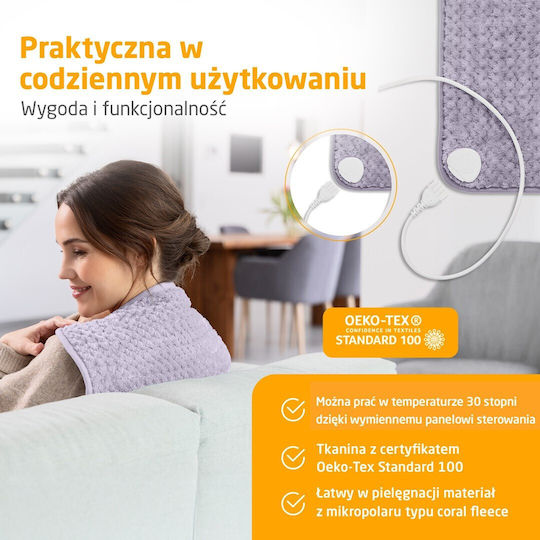 Medisana Electric Heating Pad Pillow Purple 50x40cm