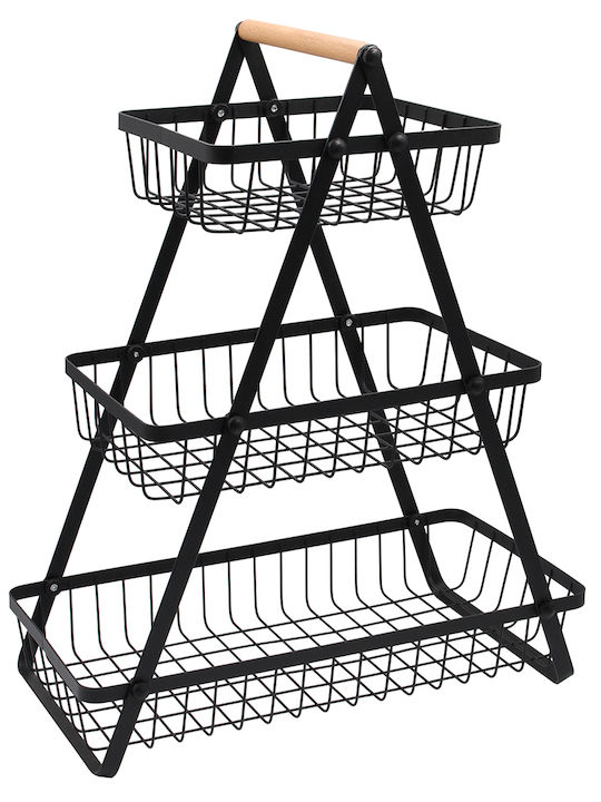 Keskor Метална Фруктова Кошница 41x21x50см Keskor Метална Фруктова Кошница 41x21x50см