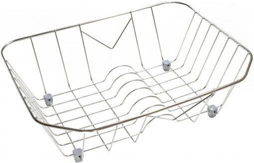 Sanitec Νο12 Στραγγιστήρι Γούρνας Inox Ασημί 40x32cm