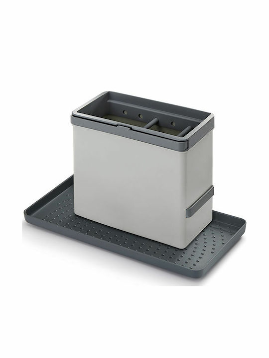 Metaltex Kitchen Sink Organizer Made of Gray Plastic 24x13x14cm