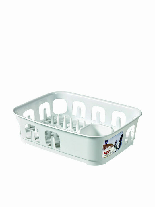 Curver Essentials Στραγγιστήρι Νεροχύτη Πλαστικό Λευκό 39.5x29x10.9cm