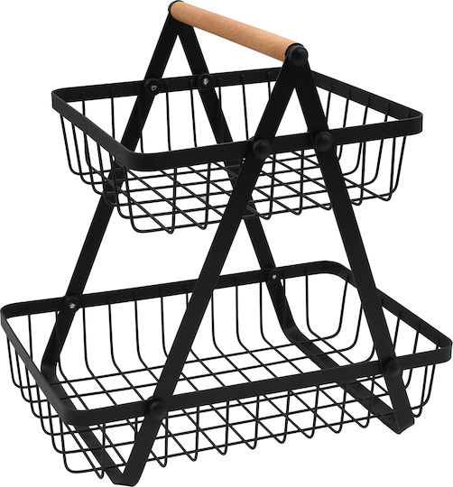 Keskor Obstschale Metallisch 31x21x31cm