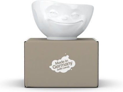 58Products Grinning Кръгла Порцеланова Съд За Сервиране Бяла
