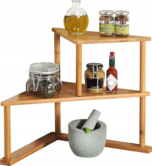 Kesper Bamboo Θήκη Μπαχαρικών από Μπαμπού Καφέ