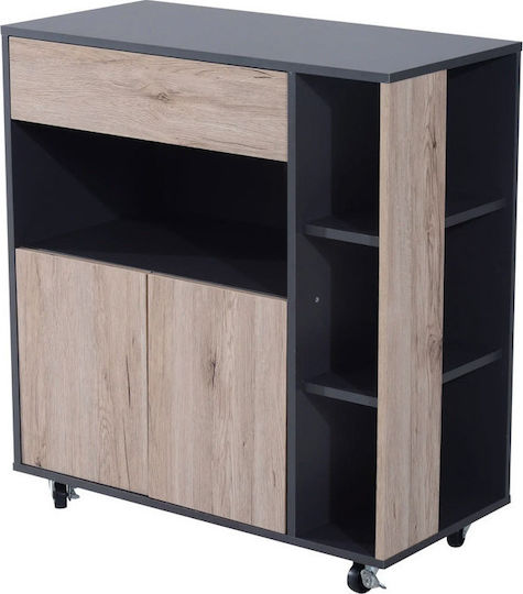 Επιδαπέδιο Ντουλάπι Μαύρο 80x39x86.5εκ. Επιδαπέδιο Ντουλάπι Μαύρο 80x39x86.5εκ.