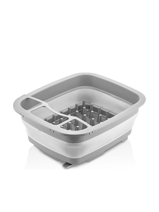 Qlux Qlux Στραγγιστήρι Νεροχύτη Σιλικόνης Γκρι 64.5x48.5x38cm