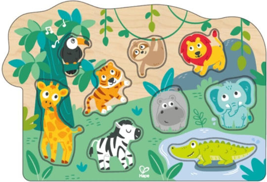 Holz Kinderpuzzles Abgesteckt 10 Stück Hape