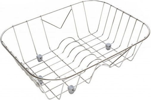 Sanitec Νο4 Στραγγιστήρι Γούρνας Inox Ασημί 39x29cm