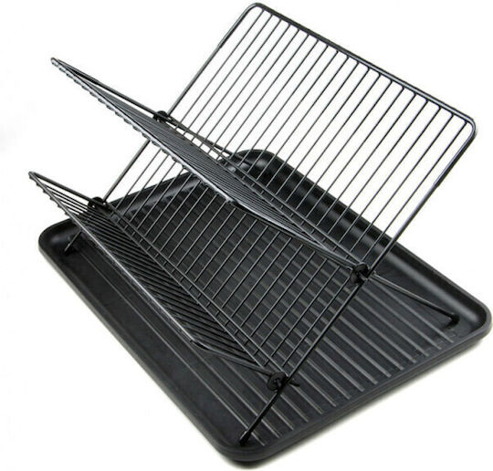 KING Hoff KH Geschirrabtropfer & Abtropfgitter Metallisch Schwarz 43.5x32x25.5cm