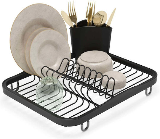 Umbra Sinkin Metallisches Abtropfkorb Schwarz 37x27x14cm Umbra Sinkin Metallisches Abtropfkorb Schwarz 37x27x14cm