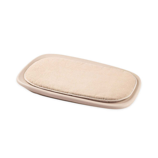 Nattou Soft Changing Pad Softy Made of Beige Fabric 40x62cm