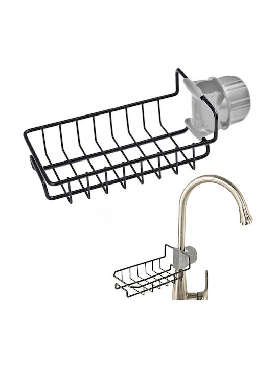 Suport Pentru Burete Din Metal Negru 17x10x4cm