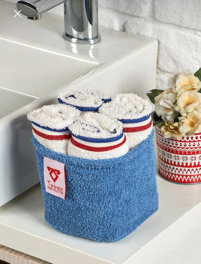Washcloth 30x50cm White 4 Pieces Weight 500gsm