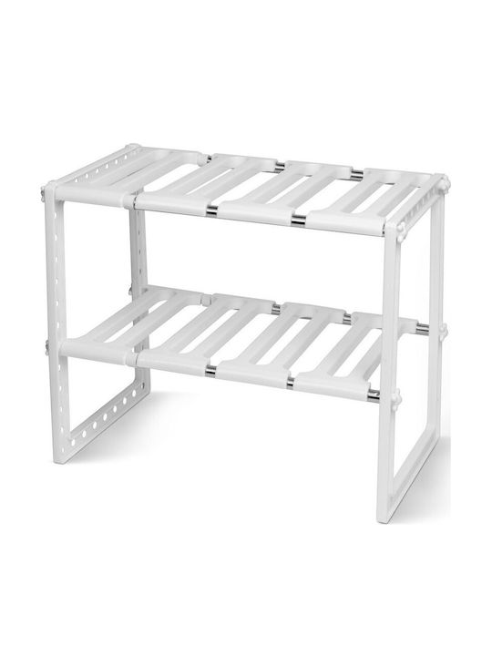 Bewello Plastic Cupboard Shelf 47x26x38cm White