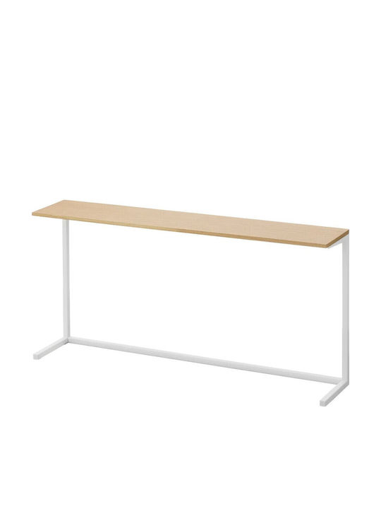 Yamazaki Επιτραπέζια Βάση Ξύλινη 90x22x46.7εκ. Λευκή