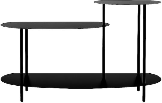 Espiel Ραφιέρα Ντουλαπιού Μεταλλική 118x34x67εκ. Μαύρη