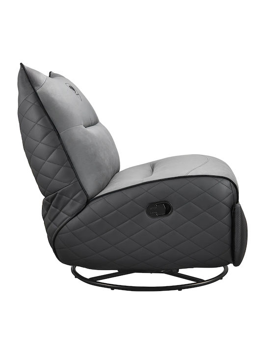Cougar Overlord Neo Fabric Gaming Chair with Footstool Black Grey