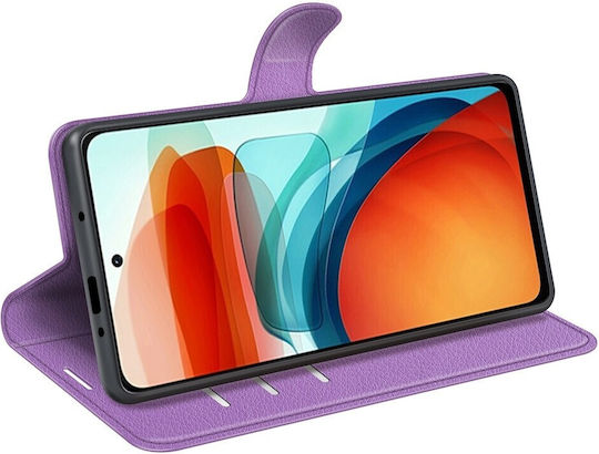 Book Tempered Glass Μωβ (Poco X3 GT)