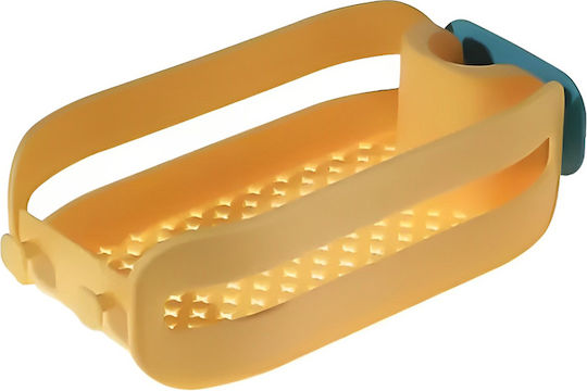 Bază De Organizare Pentru Chiuveta De Bucătărie Din Plastic Galben 20x10.5x6cm