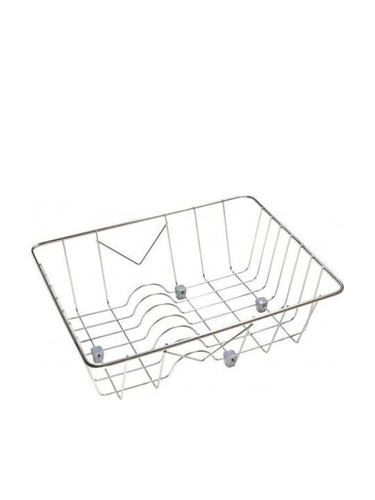 Sanitec No11 Sink Strainer Inox Silver 36.5x29cm