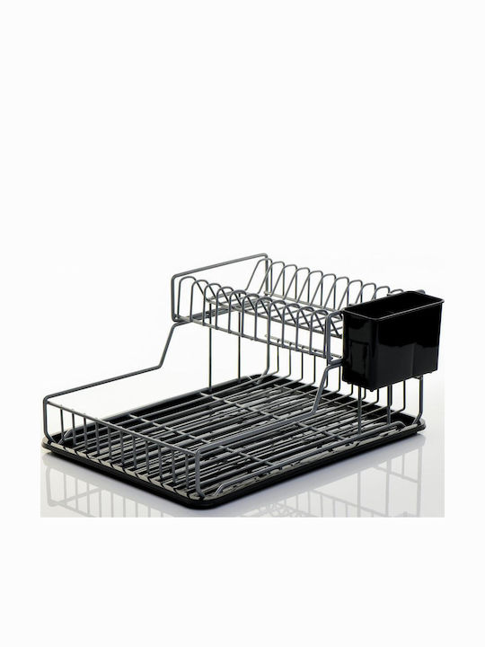 Max Home Отцедник За Мивка От Метал Сив 44x32x21.5см