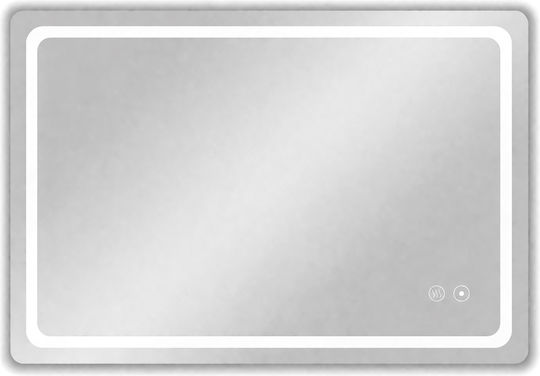 Bruno BRN-0285 Ορθογώνιος Led Αφής από Μέταλλο 60x80cm Bruno BRN-0285 Ορθογώνιος Led Αφής από Μέταλλο 60x80cm