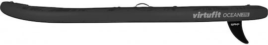 Virtufit Ocean 275 Φουσκωτή Σανίδα SUP με Μήκος 2.75m Μαύρη