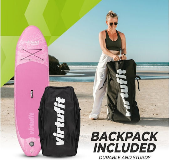 Virtufit Ocean 275 Φουσκωτή Σανίδα SUP με Μήκος 2.75m Μαύρη