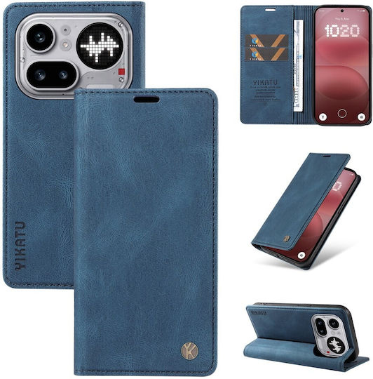 Yikatu Book Albastru Nimic Telefon (4a) Pro