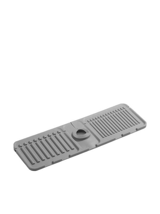 Uncle George Kitchen Sink Organizer Made of Gray Plastic 37x11.5x1.5cm