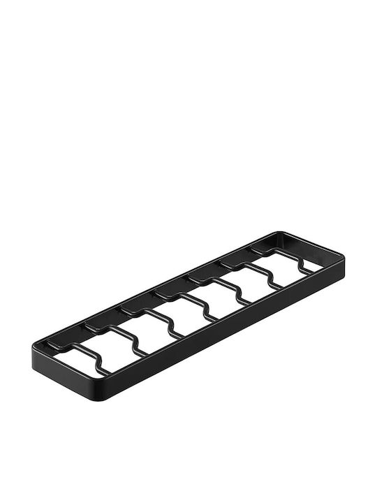 Yamazaki Tower Cabinet Dish Rack Inox in Black Colour 8.6x32x2.2cm
