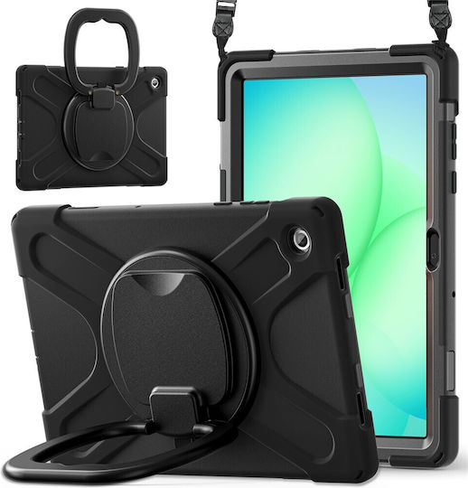 Back Cover Rezistentă Rotativă Neagră (Samsung Galaxy Tab A11 Plus)