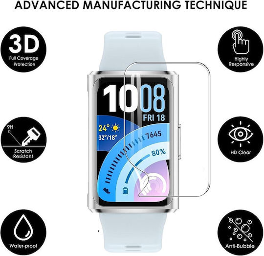 Hydrogel Μεμβράνη Προστασίας Οθόνης Huawei Band 11 Pro 4 Τεμάχια